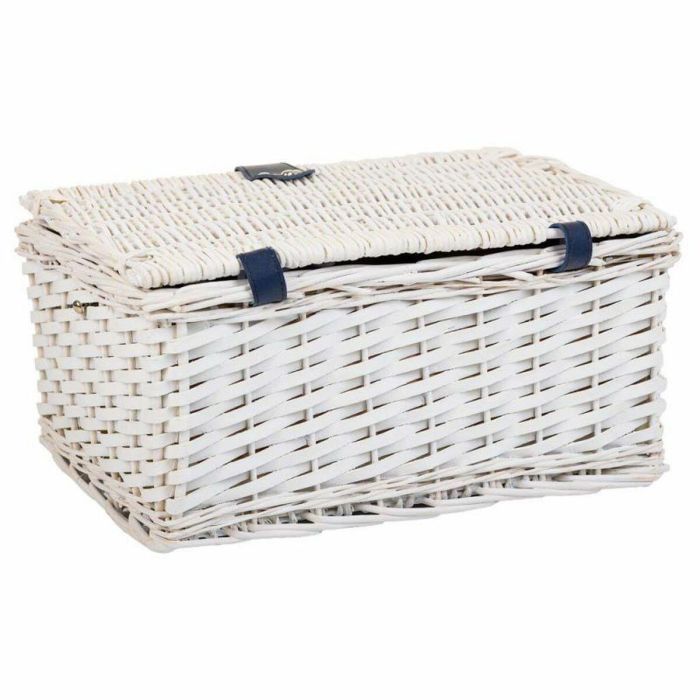 Cesta de Picnic Alexandra House Living Blanco Mimbre 5