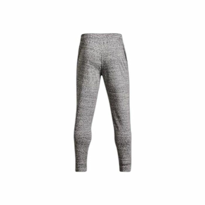 Pantalón Largo Deportivo Under Armour Rival Terry Gris Hombre Fitness 4