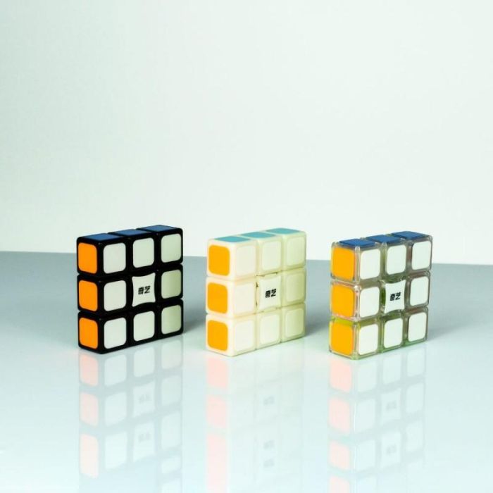 Qiyi Cubo Rubik Super Floppy 3x3x1 Bordes Negros 2 Qiyi Cubo Rubik Super Floppy 3x3x1 Bordes Negros 2