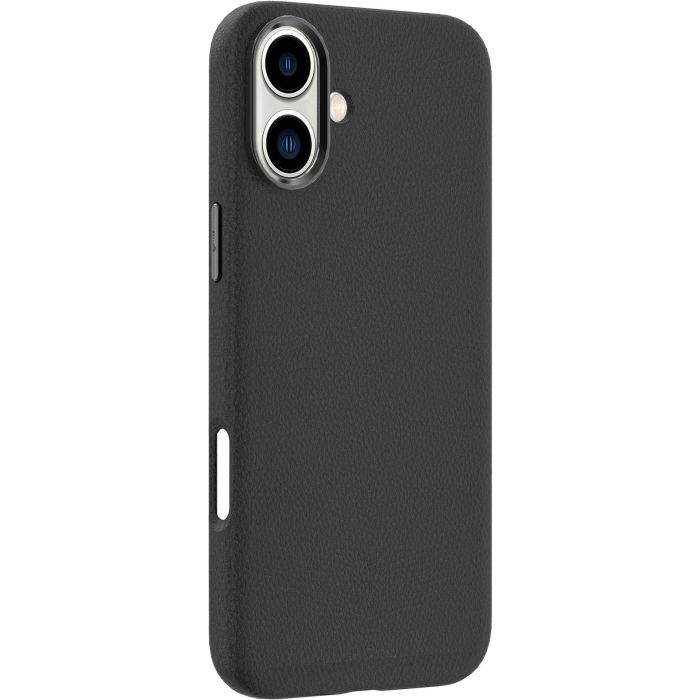 eSTUFF INFINITE VENICE Funda de Cuero Magnética para iPhone 16 - Negra - 86% Plástico Reciclado 1