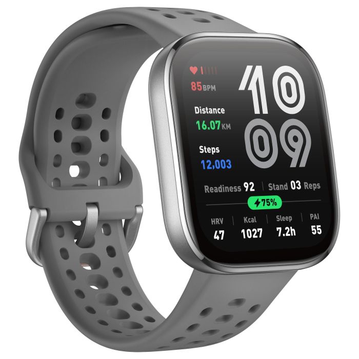 Amazfit W2435EU3N Reloj Inteligente 5 cm (1.97") AMOLED Pantalla Táctil Plata GPS Amazfit W2435EU3N Reloj Inteligente 5 cm (1.97") AMOLED Pantalla Táctil Plata GPS