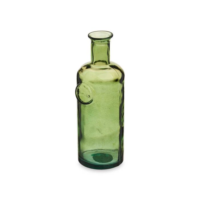 Botella Decorativa Vidrio Stamp 35 Cm Verde Giftdecor (6 Unidades) 1 Botella Decorativa Vidrio Stamp 35 Cm Verde Giftdecor (6 Unidades) 1