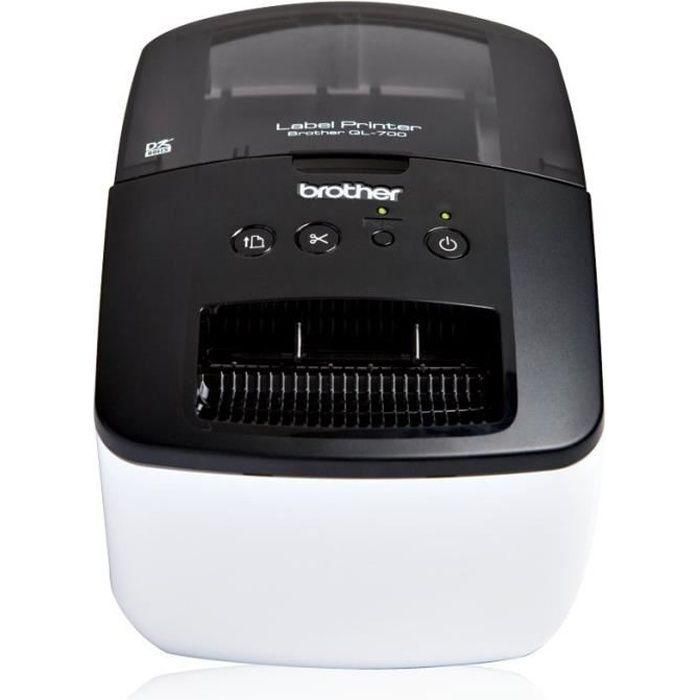 Brother QL-700 Impresora de Etiquetas Térmica USB, Rollo 6,2cm, 300x600 ppp, 150 mm/s Brother QL-700 Impresora de Etiquetas Térmica USB, Rollo 6,2cm, 300x600 ppp, 150 mm/s