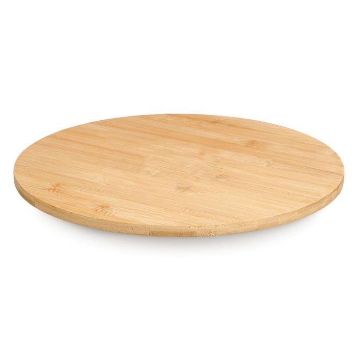Kinvara Tabla Bambú Giratoria Natural 50x2.5x50 cm 1