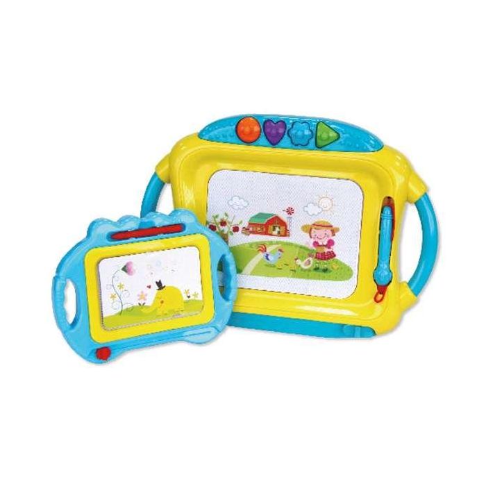 Pizarra magnética con mini pizarra colores sdos. - modelos surtidos 2 Pizarra magnética con mini pizarra colores sdos. - modelos surtidos 2