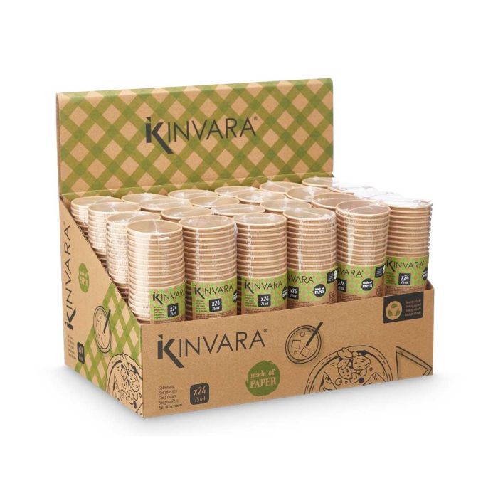 Set 24 Vasos Kraft 75 Ml Kinvara 5X17CM (48 Unidades) 2 Set 24 Vasos Kraft 75 Ml Kinvara 5X17CM (48 Unidades) 2