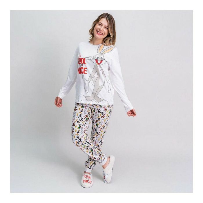 Pijama Looney Tunes Gris Mujer 7