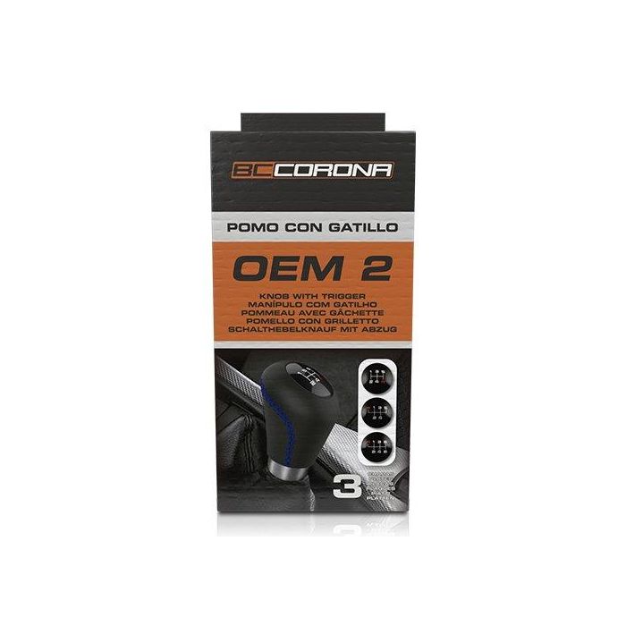 Abc POM30168 Pomo de Cambio Corto OEM 2 de Piel Negro para Coche 3 Abc POM30168 Pomo de Cambio Corto OEM 2 de Piel Negro para Coche 3