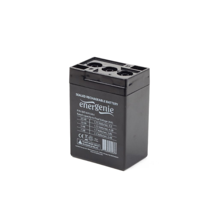 Gembird BAT-6V4.5AH batería para sistema ups 6 V 4,5 Ah Gembird BAT-6V4.5AH batería para sistema ups 6 V 4,5 Ah