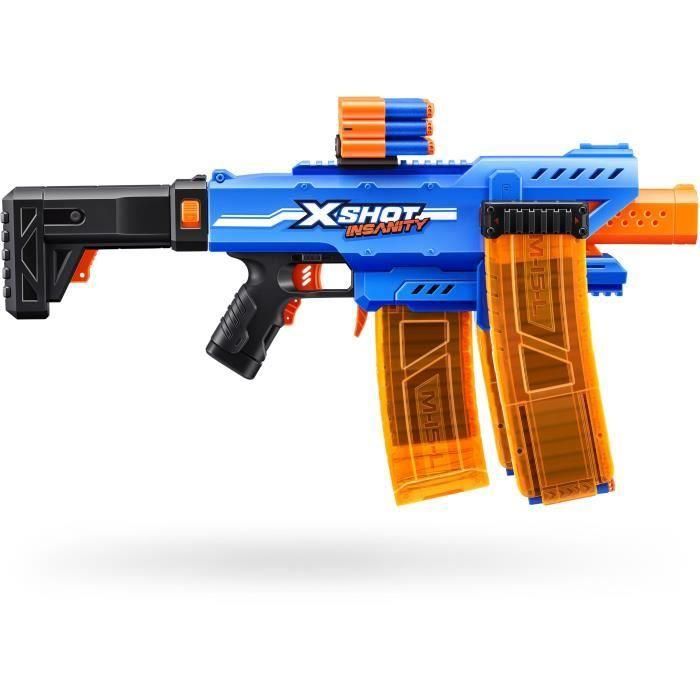 Pistola x-shot insanity clip motorizada con 3 cargadores y 72 dardos 80 x 40 cm 5 Pistola x-shot insanity clip motorizada con 3 cargadores y 72 dardos 80 x 40 cm 5
