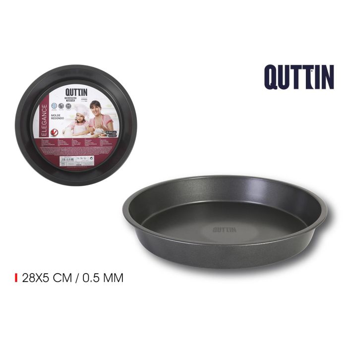 Bandeja redonda con ala Quttin 28x5 cm 0.5 mm (12 Unidades) Bandeja redonda con ala Quttin 28x5 cm 0.5 mm (12 Unidades)