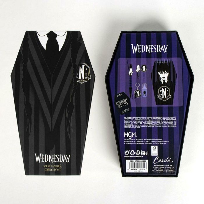 Set de papelería wednesday 15.0 x 25.0 x 5.0 cm 6 Set de papelería wednesday 15.0 x 25.0 x 5.0 cm 6