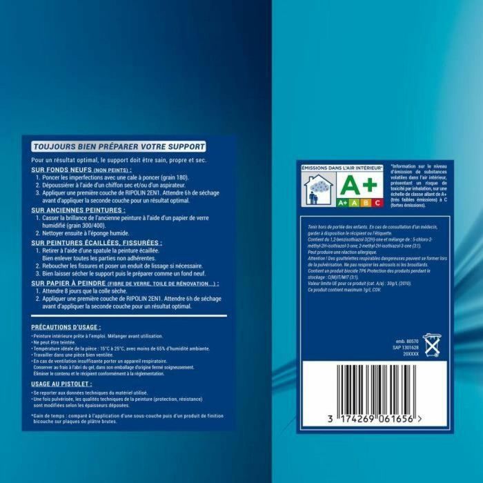 Pintura de Imprimación Ripolin Blanco Mate 10 L 1 Pintura de Imprimación Ripolin Blanco Mate 10 L 1