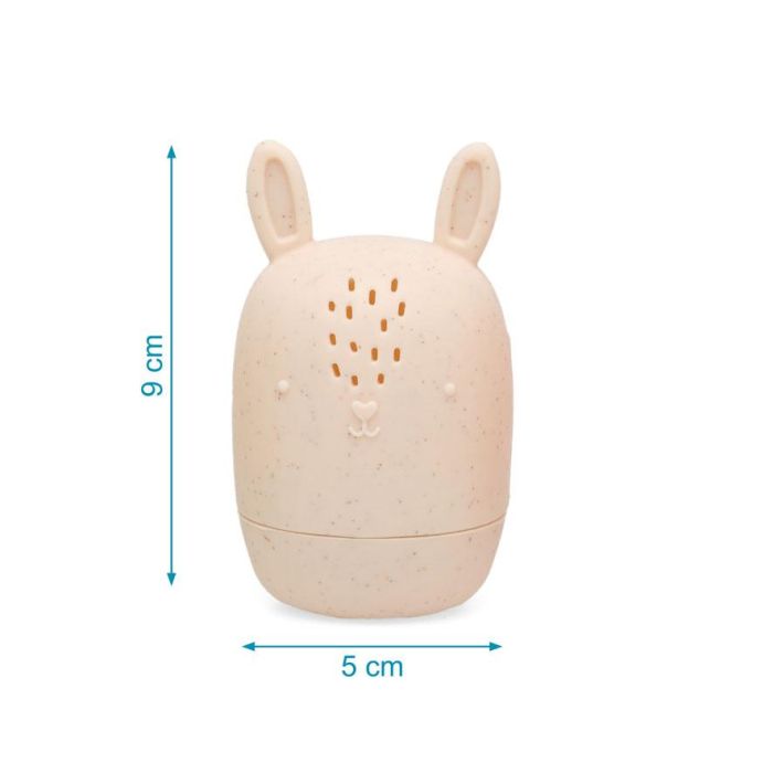 KioKids Juego de 4 Animalitos para el Baño Antimoho de PVC y Fibra de Trigo Multicolor +3 Meses 3