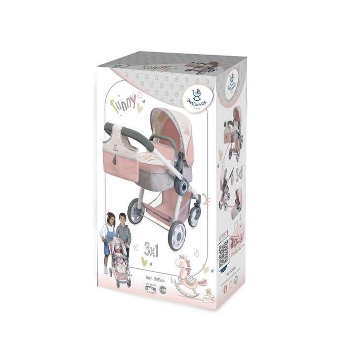 Decuevas Coche de Muñeca 3x1 Plegable para Muñecas de hasta 48 cm 9