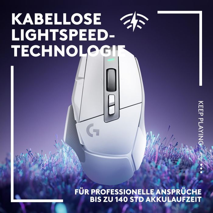 Logitech G502 X LIGHTSPEED - WHITE/CORE - EER2 9 Logitech G502 X LIGHTSPEED - WHITE/CORE - EER2 9