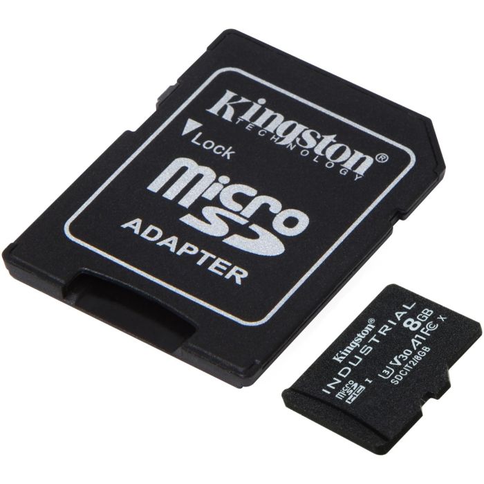 Tarjeta de Memoria Micro SD con Adaptador Kingston Industrial 1