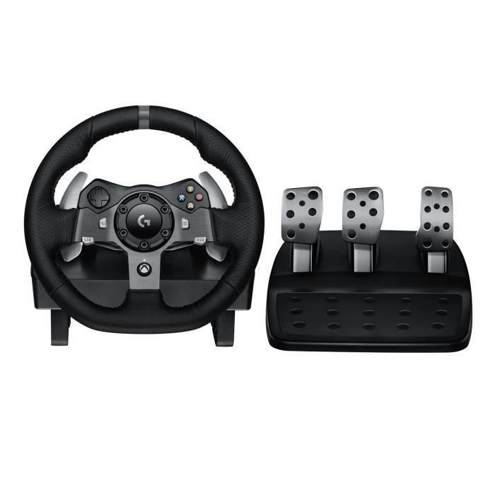 Logitech G920 Driving Force Volante de Carreras con Force Feedback, Compatible con Xbox One y PC, 941-000123 Logitech G920 Driving Force Volante de Carreras con Force Feedback, Compatible con Xbox One y PC, 941-000123