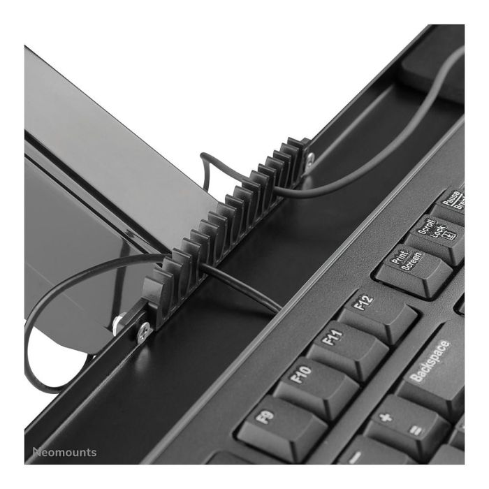 Neomounts WL90-325BL1 Soporte de Pared Móvil para Monitor 17-32", 9 kg, Resorte de Gas, Rotación 360°, Inclinación, Negro - Soporte de Trabajo de Pie/Sentado