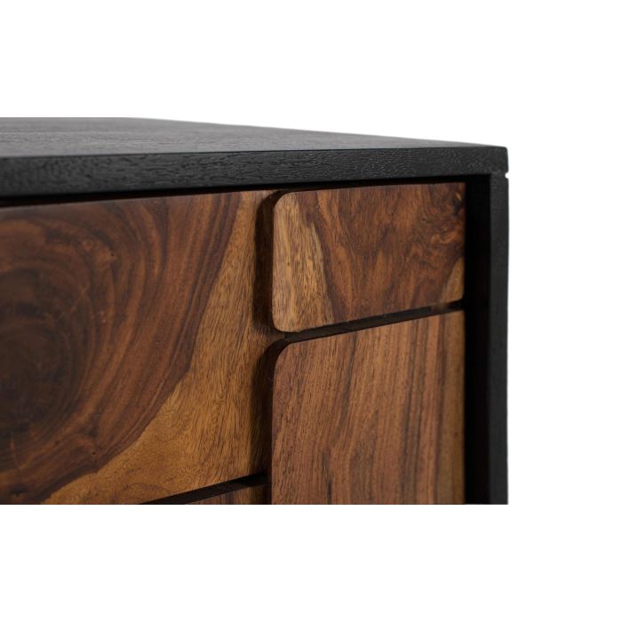 Giner y Colomer Aparador Madera Mango 3 Puertas 160 cm Color Wengué 4