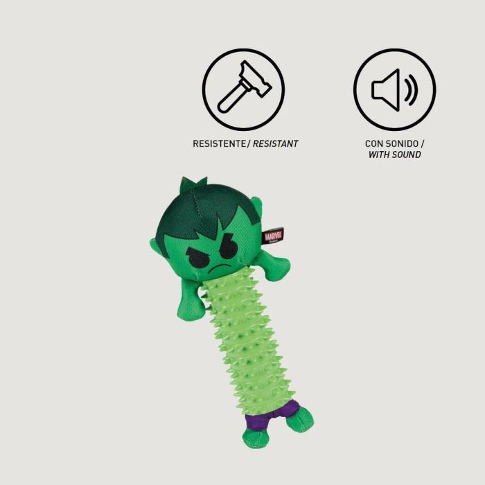 Cerdá Mordedor para Perro Avengers Hulk - Juguete Resistente con Figura de Hulk para Masticar Mascotas - Color Verde 9x11x30 cm 1 Cerdá Mordedor para Perro Avengers Hulk - Juguete Resistente con Figura de Hulk para Masticar Mascotas - Color Verde 9x11x30 cm 1