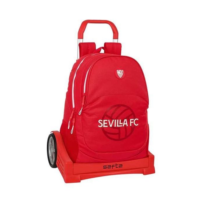 Mochila Escolar con Ruedas Sevilla Fútbol Club Rojo 32 x 44 x 16 cm 0 Mochila Escolar con Ruedas Sevilla Fútbol Club Rojo 32 x 44 x 16 cm 0