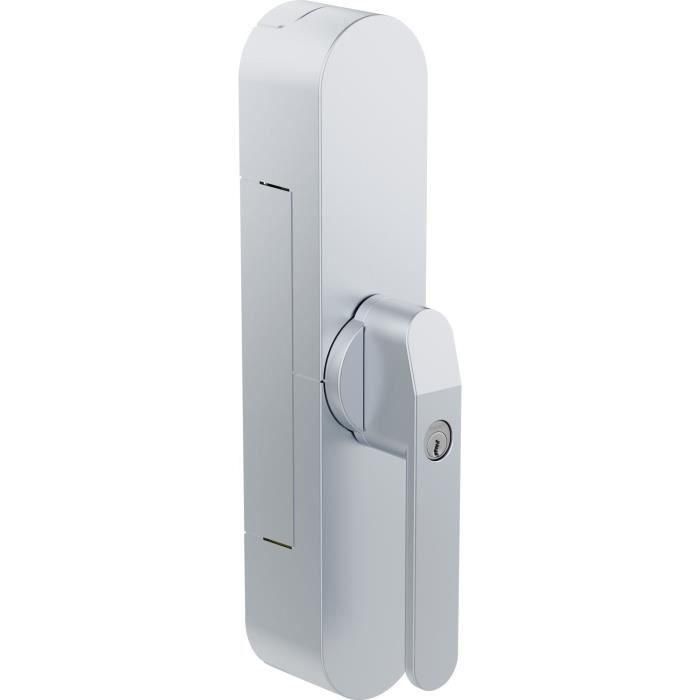 Cerradura de seguridad para puerta de terraza - ABUS - WINTECTO One FCA4100 S - Tecnología SmartX, sensor de alarma 3D, control mediante aplicación 1