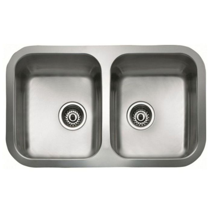 Fregadero de Dos Senos Teka inox bajo encimera Fregadero de Dos Senos Teka inox bajo encimera