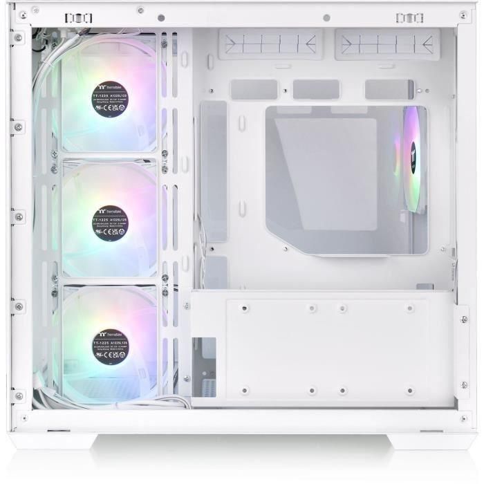 Caja PC - THERMALTAKE - View 380 TG ARGB Snow - Semitorre - ATX - Cristal templado - Blanco 4 Caja PC - THERMALTAKE - View 380 TG ARGB Snow - Semitorre - ATX - Cristal templado - Blanco 4