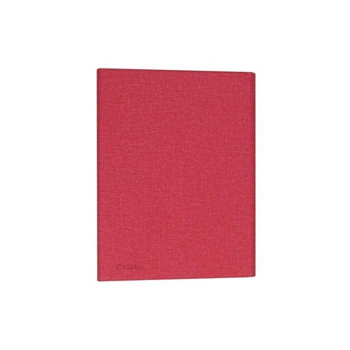 FUNDA CON TECLADO EXTRAIBLE E-VITTA KEYTAB BLUETOOTH ROJA PARA IPAD 2018 - POSICIÓN STAND - CIERRE PESTAÑA IMANTADA