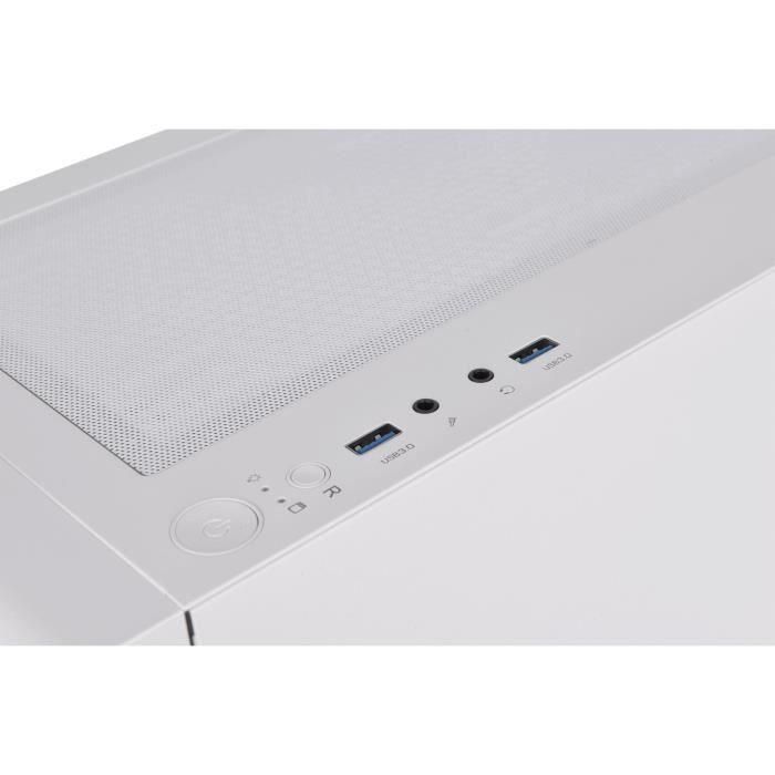 Caja de PC - THERMALTAKE - View 200 TG ARGB Snow (Blanco) - Torre media - Formato ATX 4