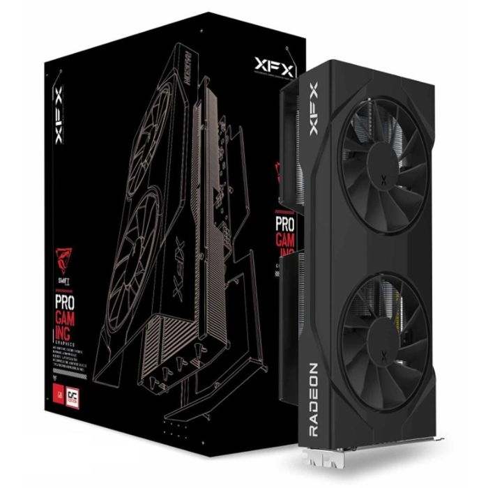 RX 9060 XT 16GB XFX Radeon SWIFT DF OC Gaming GDDR6 4 RX 9060 XT 16GB XFX Radeon SWIFT DF OC Gaming GDDR6 4