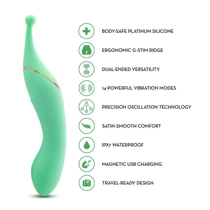 Masajeador Blush Blush Collection Verde 5 Masajeador Blush Blush Collection Verde 5