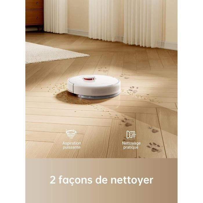 DREAME D9Max Blanco - Robot Aspirador 2 en 1 - Navegación LDS Inteligente Láser - 4.000Pa - Múltiples Mapas de Suelo 4 DREAME D9Max Blanco - Robot Aspirador 2 en 1 - Navegación LDS Inteligente Láser - 4.000Pa - Múltiples Mapas de Suelo 4