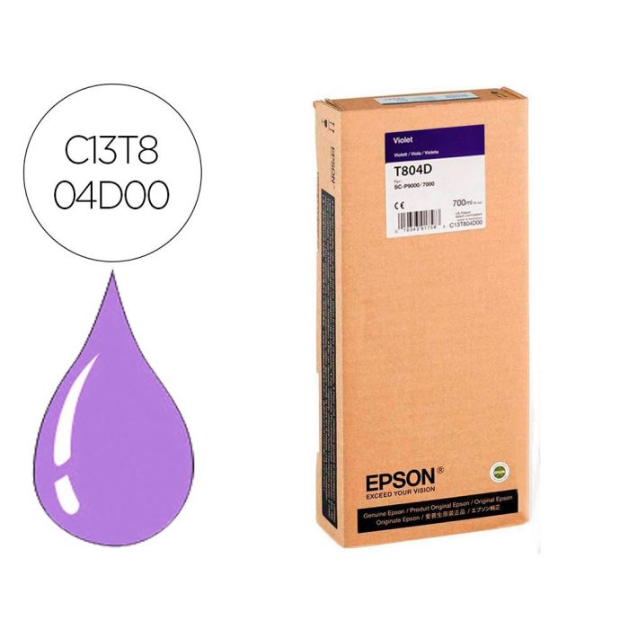 Ink-Jet Epson Gf Surecolor Serie Sc-P Violeta Ultrachrome Hdx-Hd 700 mL