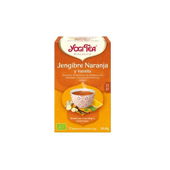 Infusión Jengibre Naranja Y Vainilla Infusión Jengibre Naranja Y Vainilla