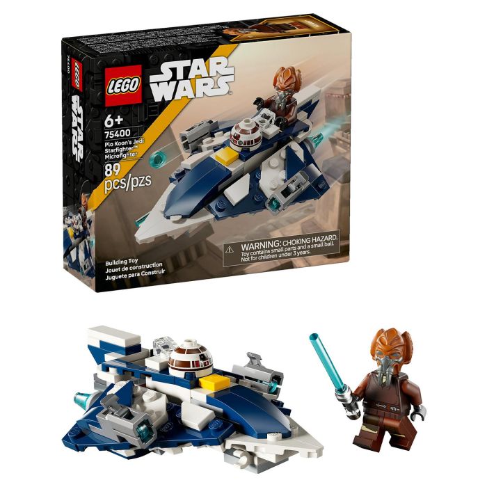 LEGO Star Wars Caza Estelar Jedi de Plo Koon 75400 Microfighter