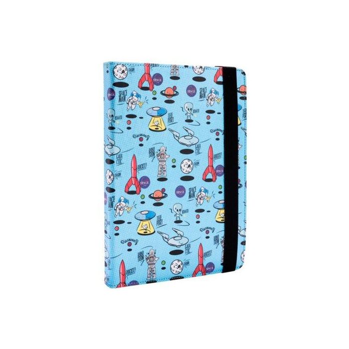 Funda Tablet Silver Ht Estampada Universal 9 -10,4 Space Blue Metal