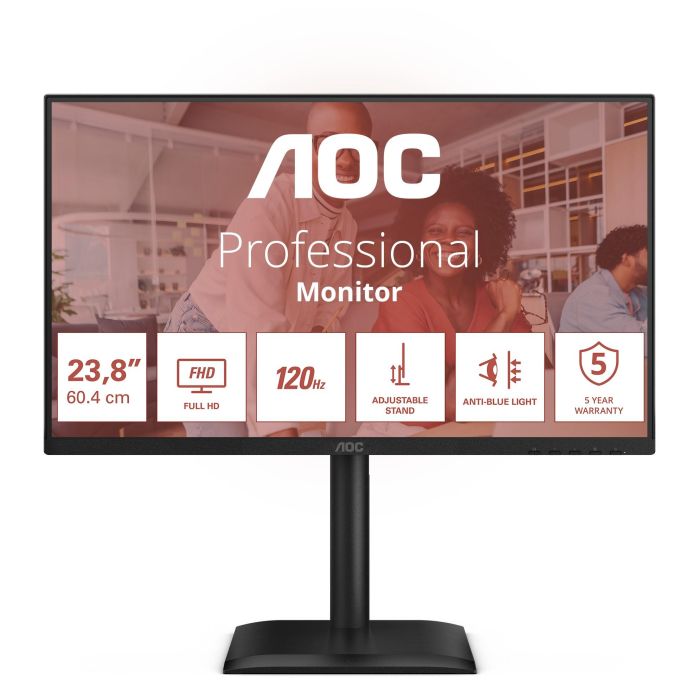 AOC 60,5cm (23,8") 24E4CV 16:09 HDMI+DP+USB-C Lift black 0 AOC 60,5cm (23,8") 24E4CV 16:09 HDMI+DP+USB-C Lift black 0