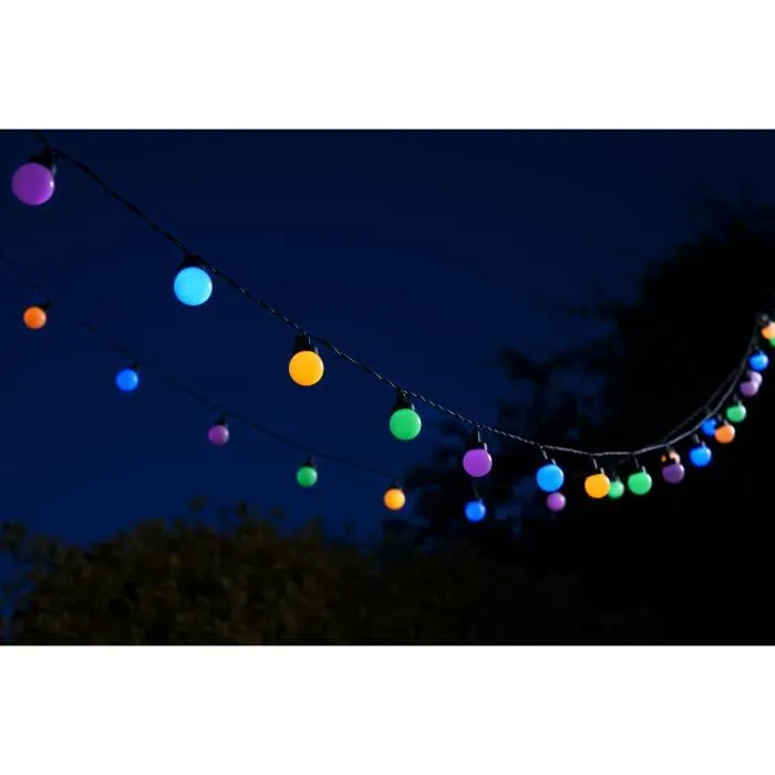 Smart Garden SMA5050642100816 Guirnalda de Luces LED MultiPower BT, 4.35 m, 30 Bombillas, 35 Lúmenes, Plástico