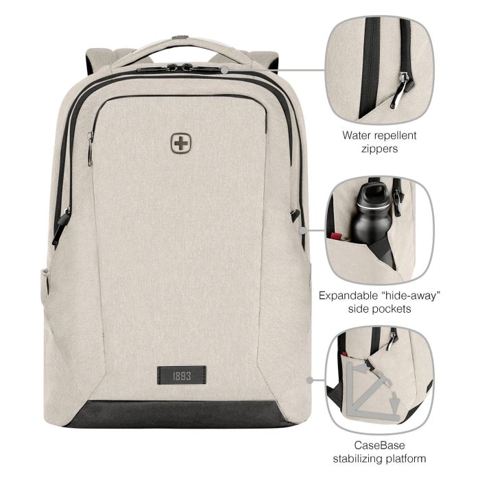 Wenger MX Professional Mochila para portátil de 40,64cm (16 Pulgadas) Sand Unisex Poliéster 2 Wenger MX Professional Mochila para portátil de 40,64cm (16 Pulgadas) Sand Unisex Poliéster 2