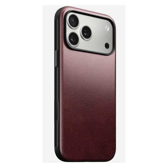 Nomad Modern Leather Case para Apple iPhone 17 Pro Max - Funda de Cuero Chromexcel Borgoña, Compatible con MagSafe, Protección hasta 2.4m 0 Nomad Modern Leather Case para Apple iPhone 17 Pro Max - Funda de Cuero Chromexcel Borgoña, Compatible con MagSafe, Protección hasta 2.4m 0