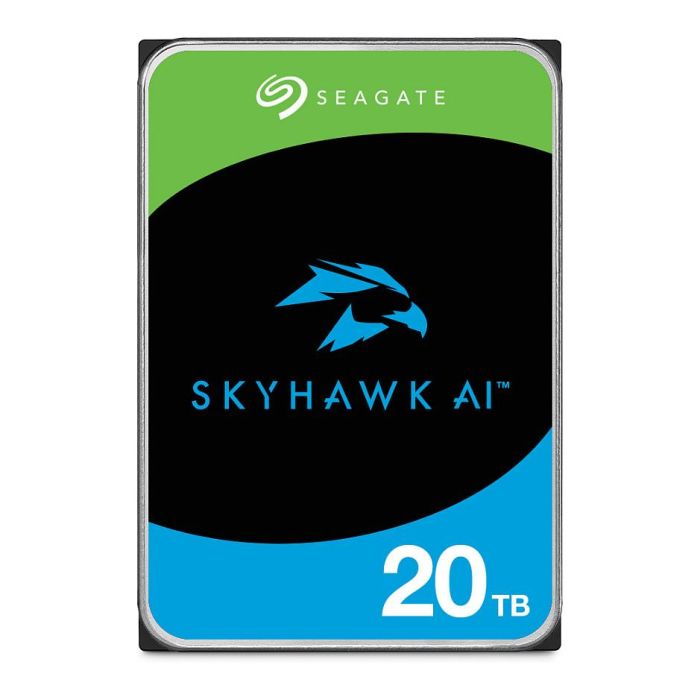 Seagate ST20000VE004 Disco Duro SkyHawk AI de 20TB 3,5" para Sistemas de Vigilancia 1