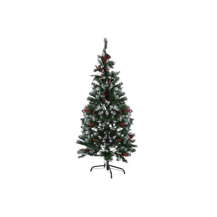DKD Home Decor Snowy red forest Árbol de Navidad Tradicional Verde 70 x 150 x 70 cm Desmontable con 170 LED 4