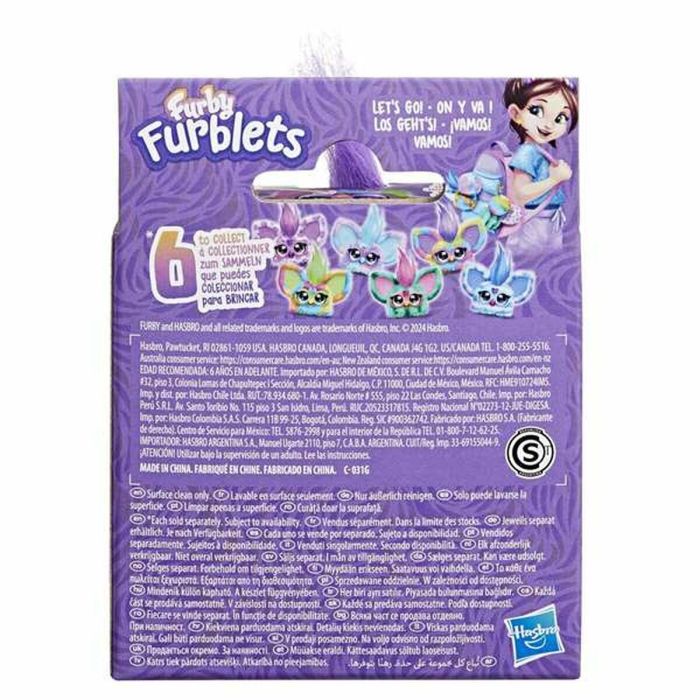 Peluche con Sonido Hasbro Furby Furblets 12 cm 6 Peluche con Sonido Hasbro Furby Furblets 12 cm 6