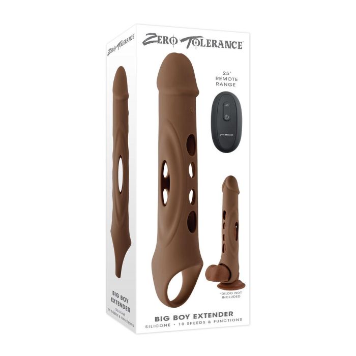 Funda para pene Zero Tolerance Marrón Ø 4,1 cm 2 Funda para pene Zero Tolerance Marrón Ø 4,1 cm 2