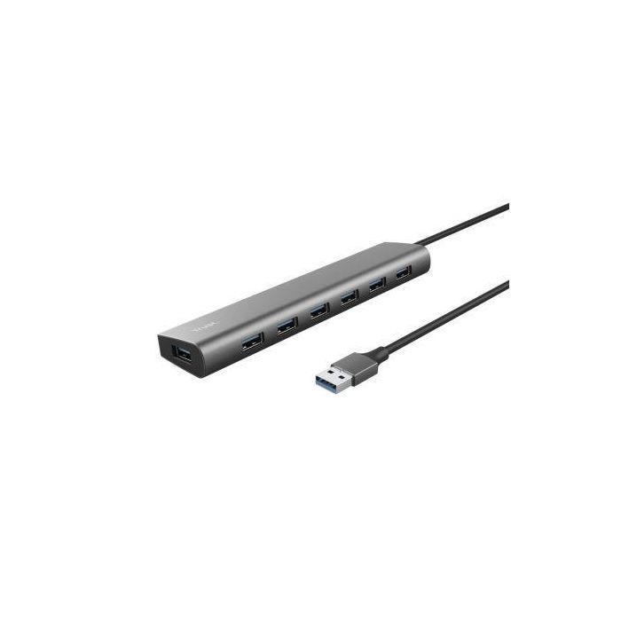 Hub USB 3.2 Gen1 Trust Halyx/ 7xUSB/ 1xUSB-C Hub USB 3.2 Gen1 Trust Halyx/ 7xUSB/ 1xUSB-C