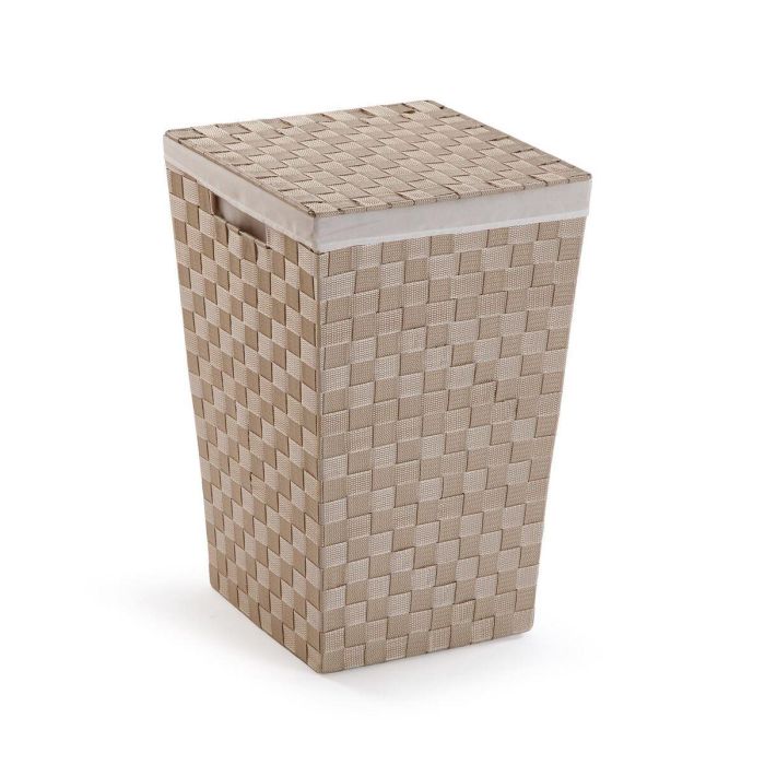 Cesto para la Ropa Sucia Versa Beige Poliéster Metal Polipropileno 33 x 52 x 33 cm 0 Cesto para la Ropa Sucia Versa Beige Poliéster Metal Polipropileno 33 x 52 x 33 cm 0