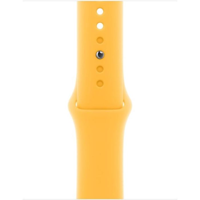 Apple Correa deportiva amarillo solar para Apple Watch 38mm, 40mm, 41mm M/L Fluoroelastómero
