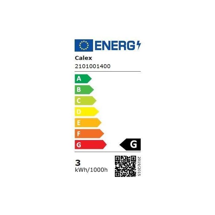 Bombilla LED E27 - CALEX - DECO XXL SUNDSVALL - Filamento espiral simple - 3W - 240 lm - 2200 K - Transparente / Oro blanco cálido 3 Bombilla LED E27 - CALEX - DECO XXL SUNDSVALL - Filamento espiral simple - 3W - 240 lm - 2200 K - Transparente / Oro blanco cálido 3